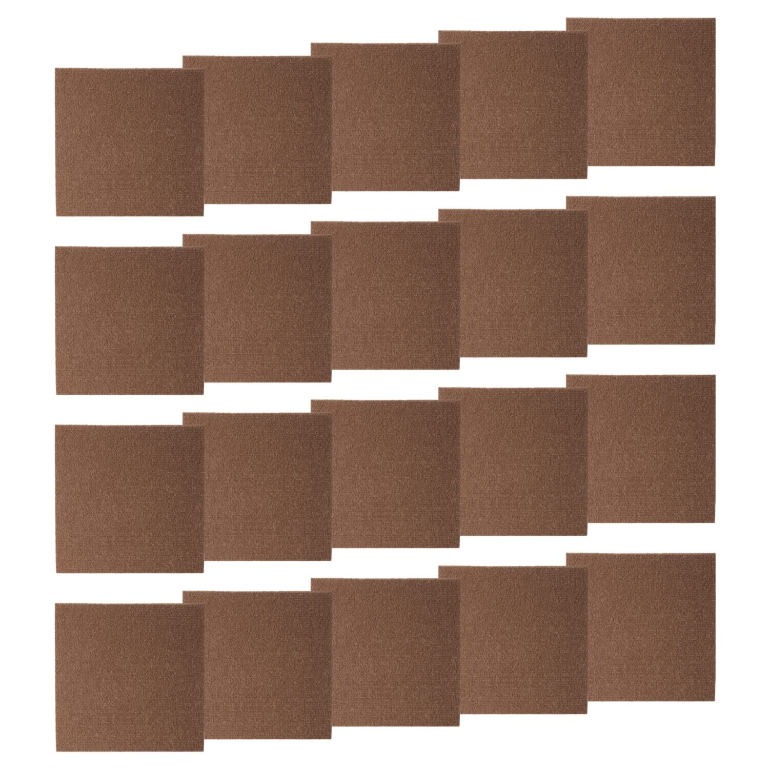 おくだけ吸着 消臭・はっ水・防汚機能付 タイルマット 同色２０枚セット