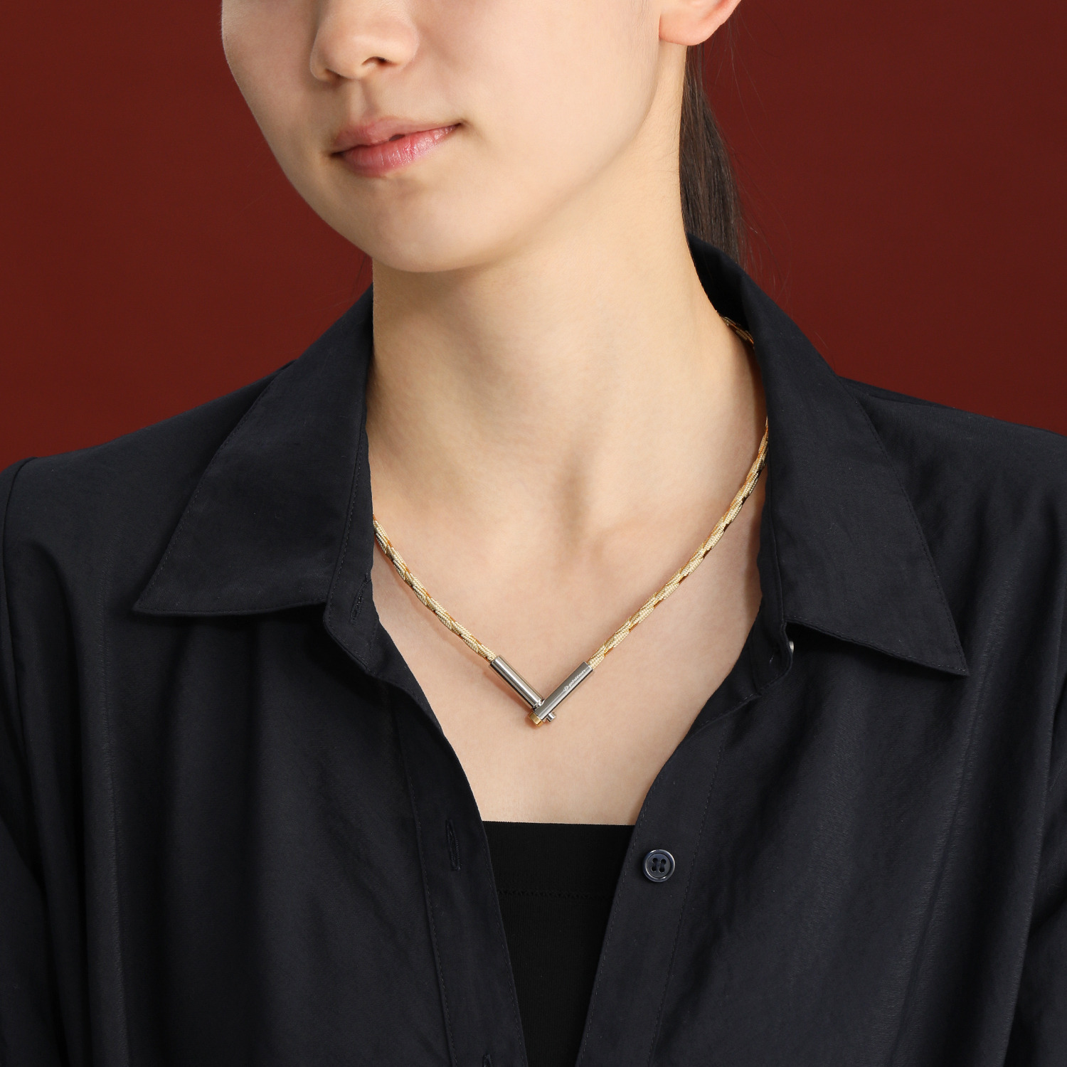 ファイテン ＲＡＫＵＷＡ 磁気チタンネックレス Ｘ１００タイプ ＜ジュエリーカラー＞