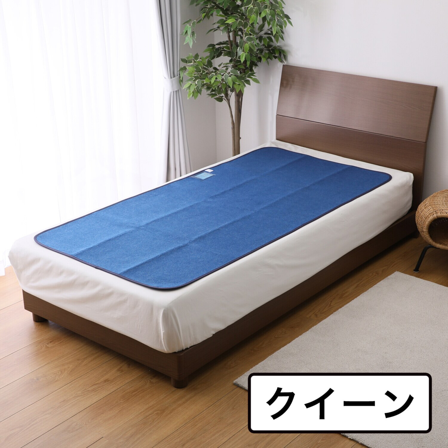 ｎｉｓｈｉｋａｗａ　西川 湿気をぐんぐん吸収！ 繰り返し使える 消臭・防ダニ除湿シート ＜クイーン＞ 