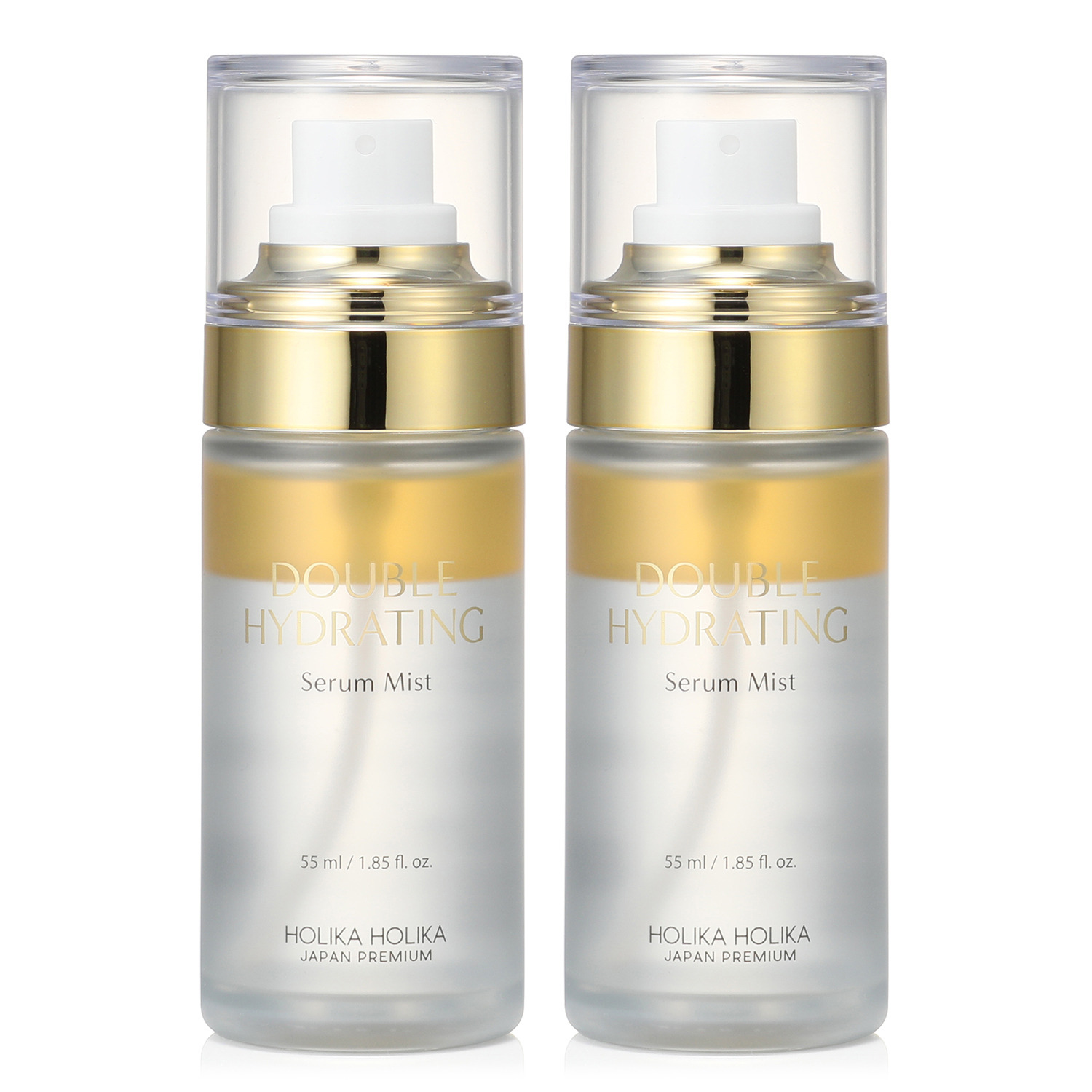 ホリカホリカ いつでも３秒チャージ！ お肌の保湿＆メイク崩れ防止に ダブルハイドレイティング セラムミスト ２本セット