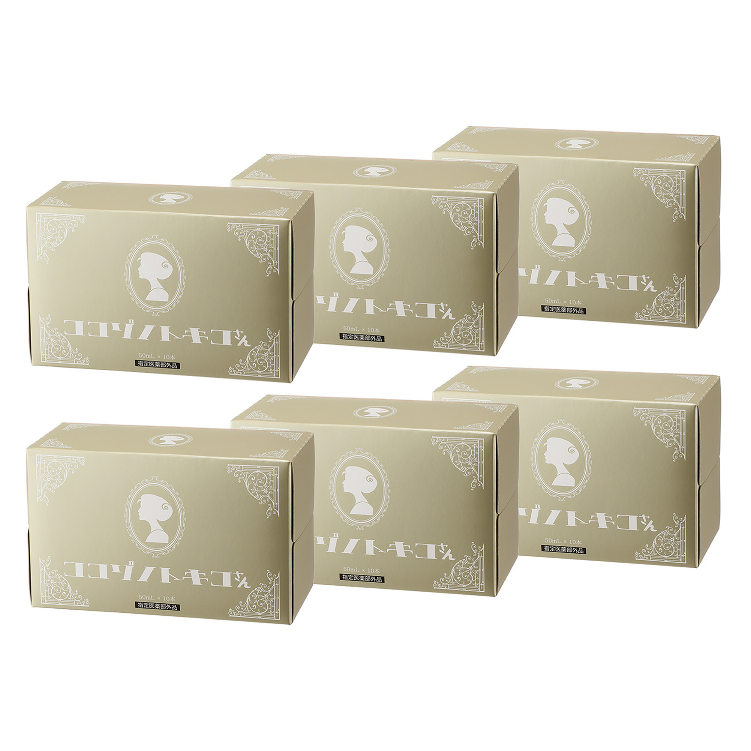 肌の不調、目の疲れ、 肩・首・腰 又は膝の不調に！ “ココゾノトキコさん” ６箱セット （栄養内服液ＭＦ） ＜指定医薬部外品＞