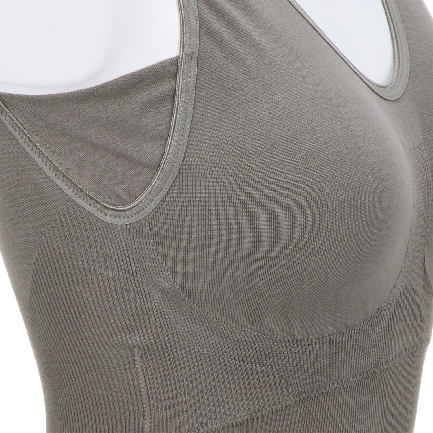 シルキーシェイプ モダール混 ３Ｄカップ付 ブラジャータンクトップ ２枚セット