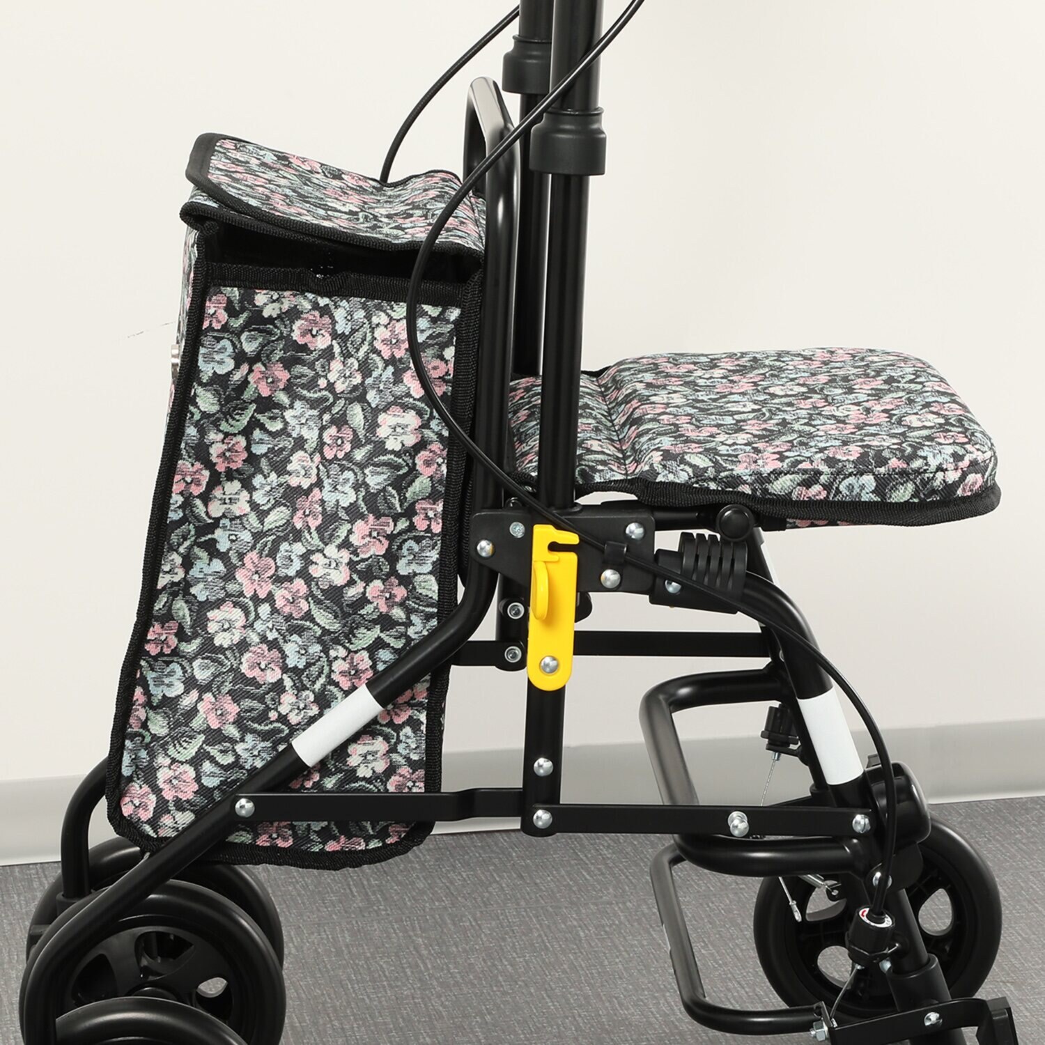 歩くことが楽しく快適に！ シルバーカー エアウォーカー ＜大型保冷バッグタイプ＞＆大型専用 レインカバーセット