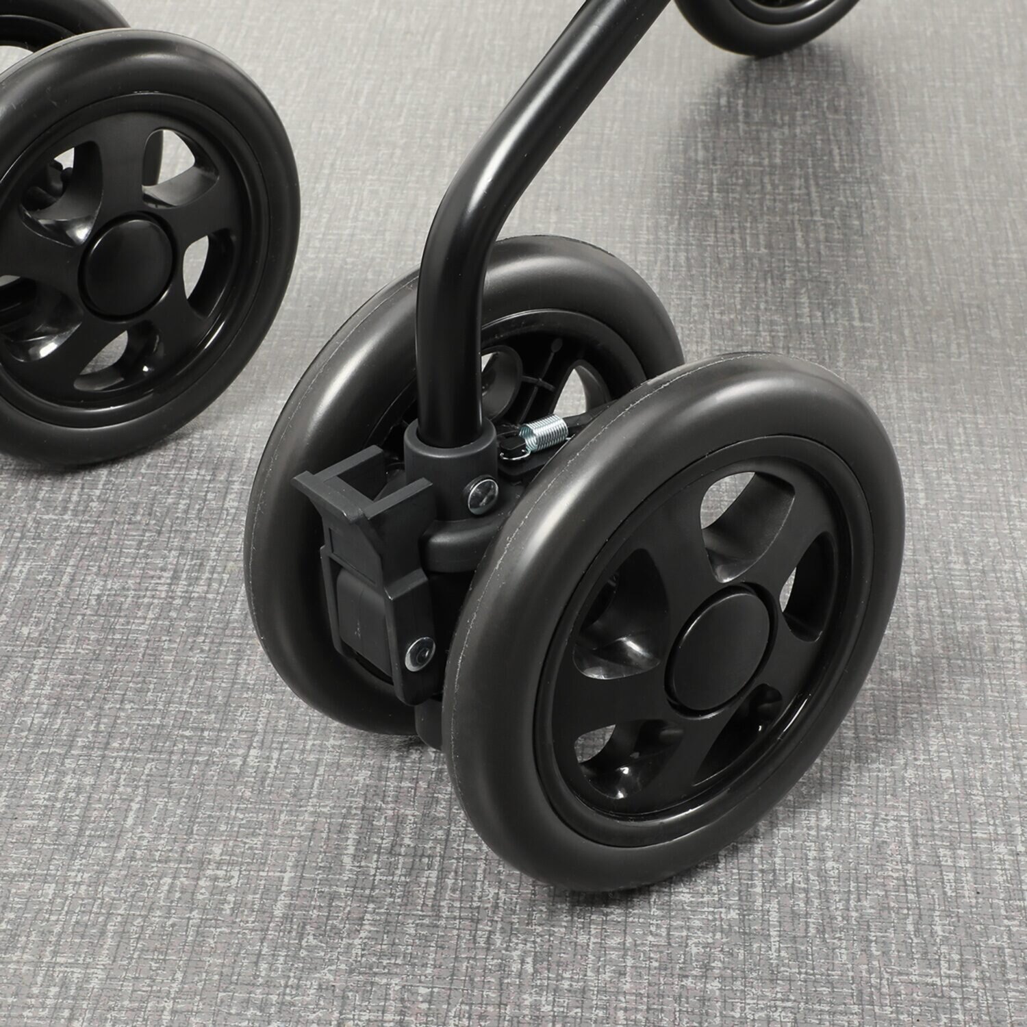 歩くことが楽しく快適に！ シルバーカー エアウォーカー ＜大型保冷バッグタイプ＞＆大型専用 レインカバーセット