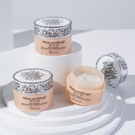 リニューアル前商品 ペスカ シワ改善・美白ケア・ 肌あれ防止の３つの薬用＆ １品８機能オールインワン 薬用リンクル ホワイトゲル−Ｎ ３個セット