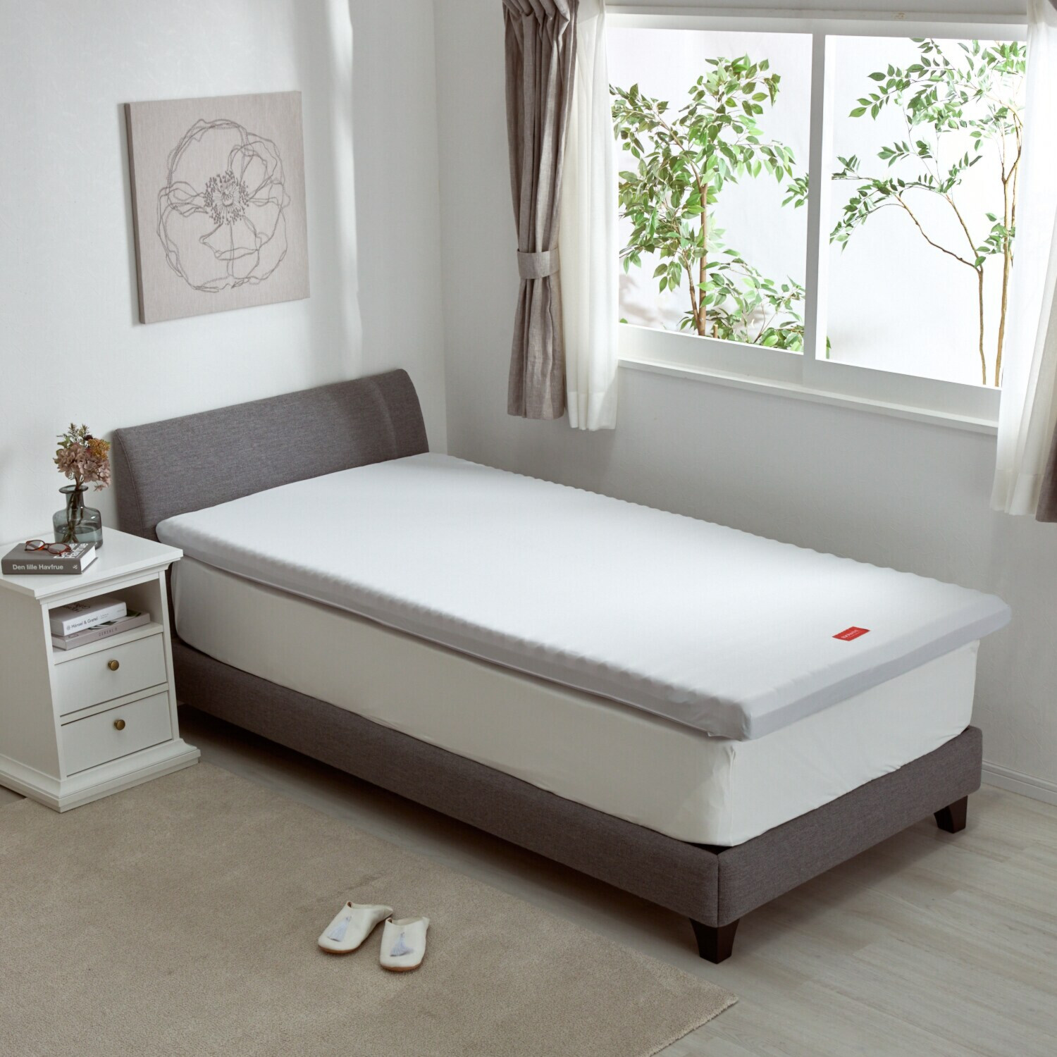 ＜シングル＞西川 仰向き寝も横向き寝も楽！ 特殊ウェーブ設計 バイオウェーブマットレス 