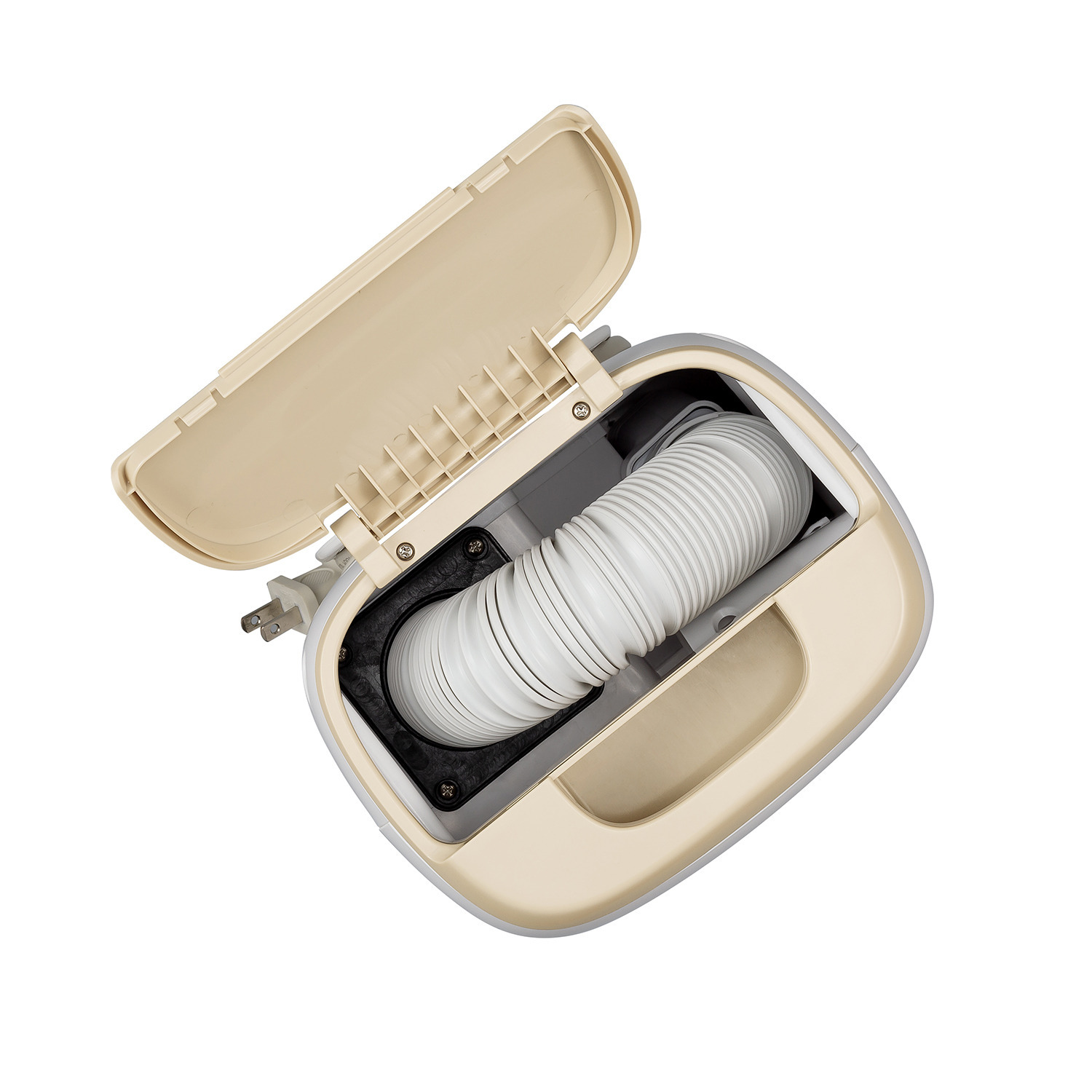 ３つのボタンで簡単操作 オールインワン収納！ 日立 コンパクトふとん乾燥機 ＨＦＫ−ＣＶ１Ａ