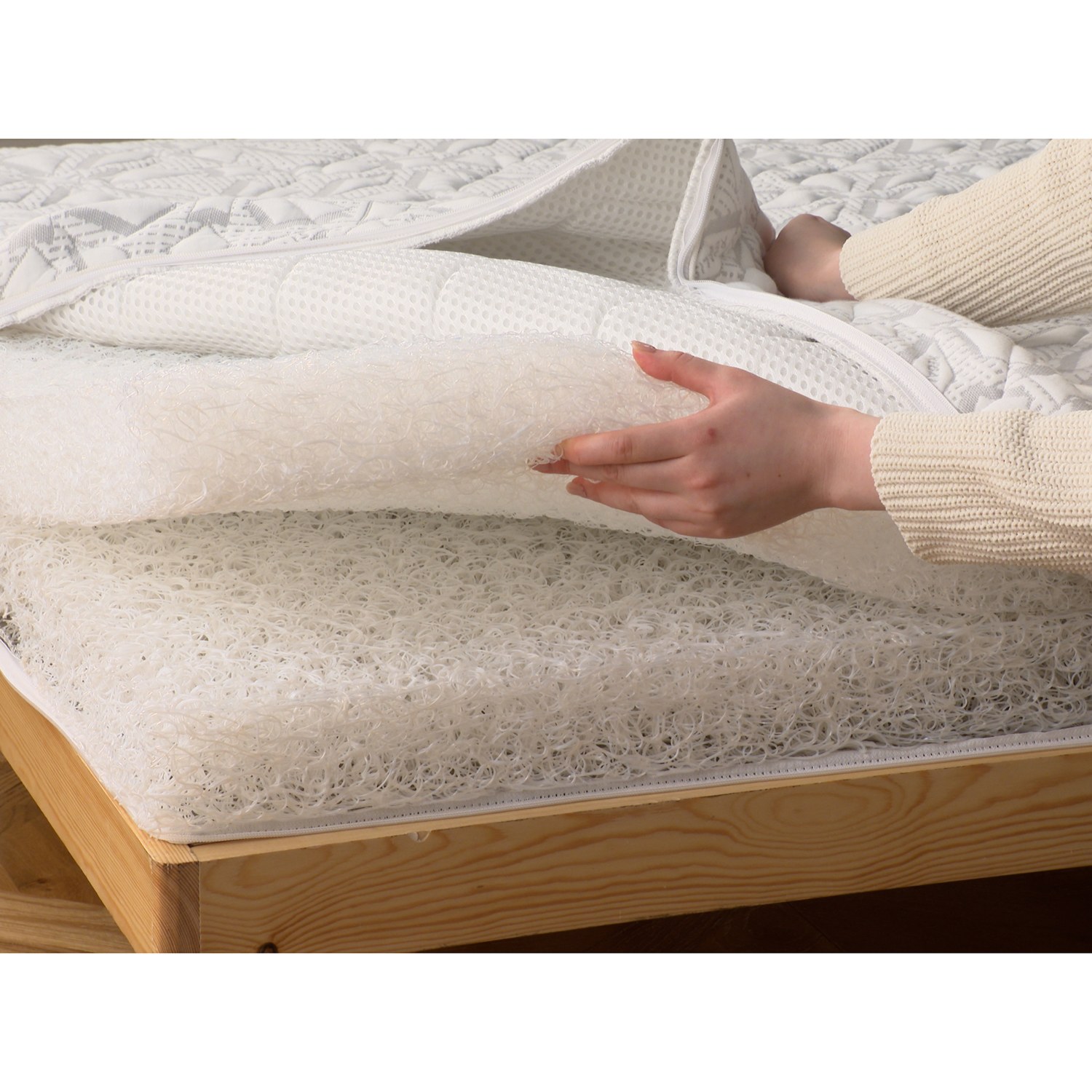 ＜ダブル＞２枚あわせの贅沢仕様で 極上の寝心地！ ブレスエアーレガリス スーパーデラックス 