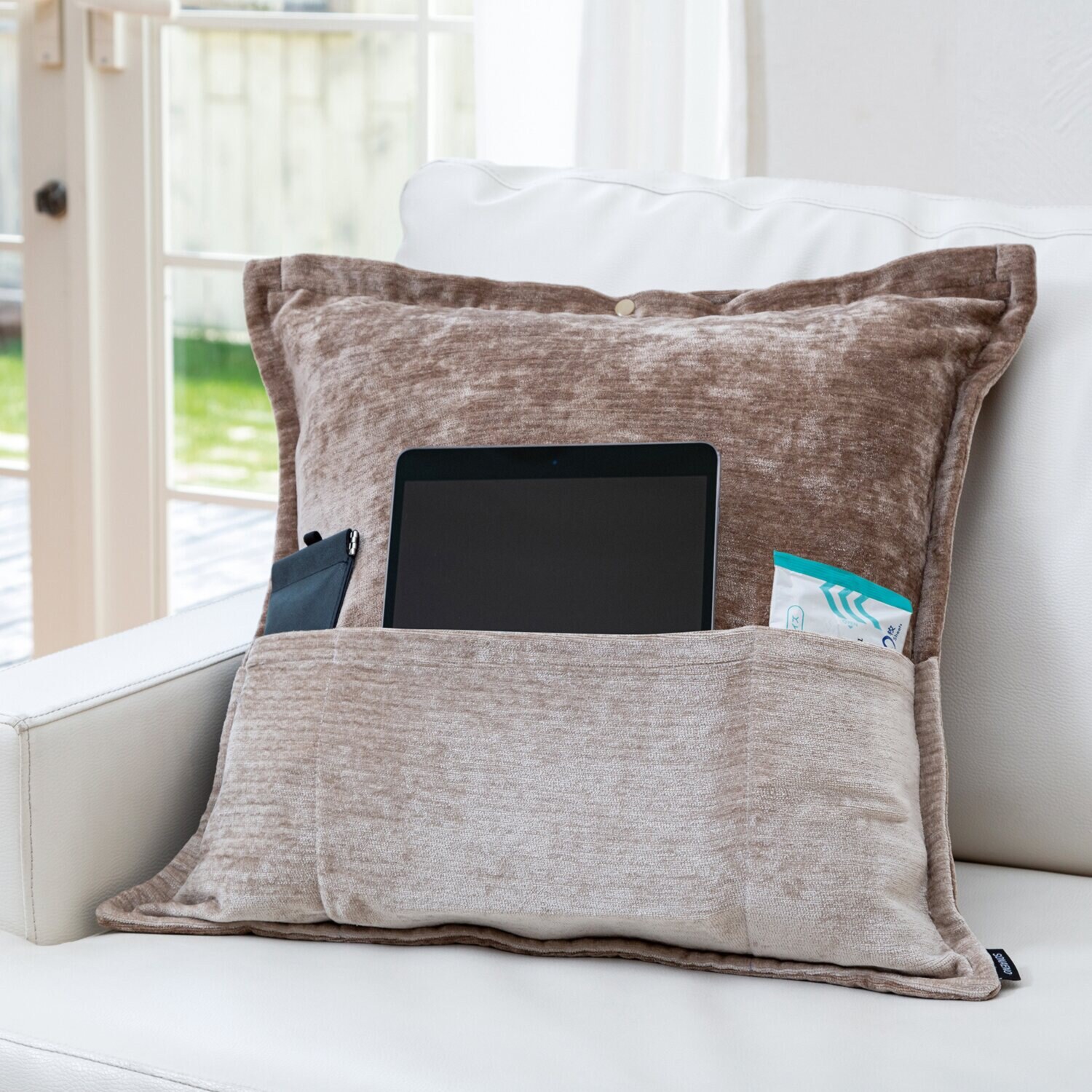 ＳＯＮＡＥＮＯ 備えをライフスタイルに 大容量のトートバッグ としても使える 多機能クッションカバー