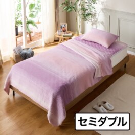 ｎｉｓｈｉｋａｗａ　西川 フワリーコットン カバーになる ６重ガーゼケット ＜セミダブル＞