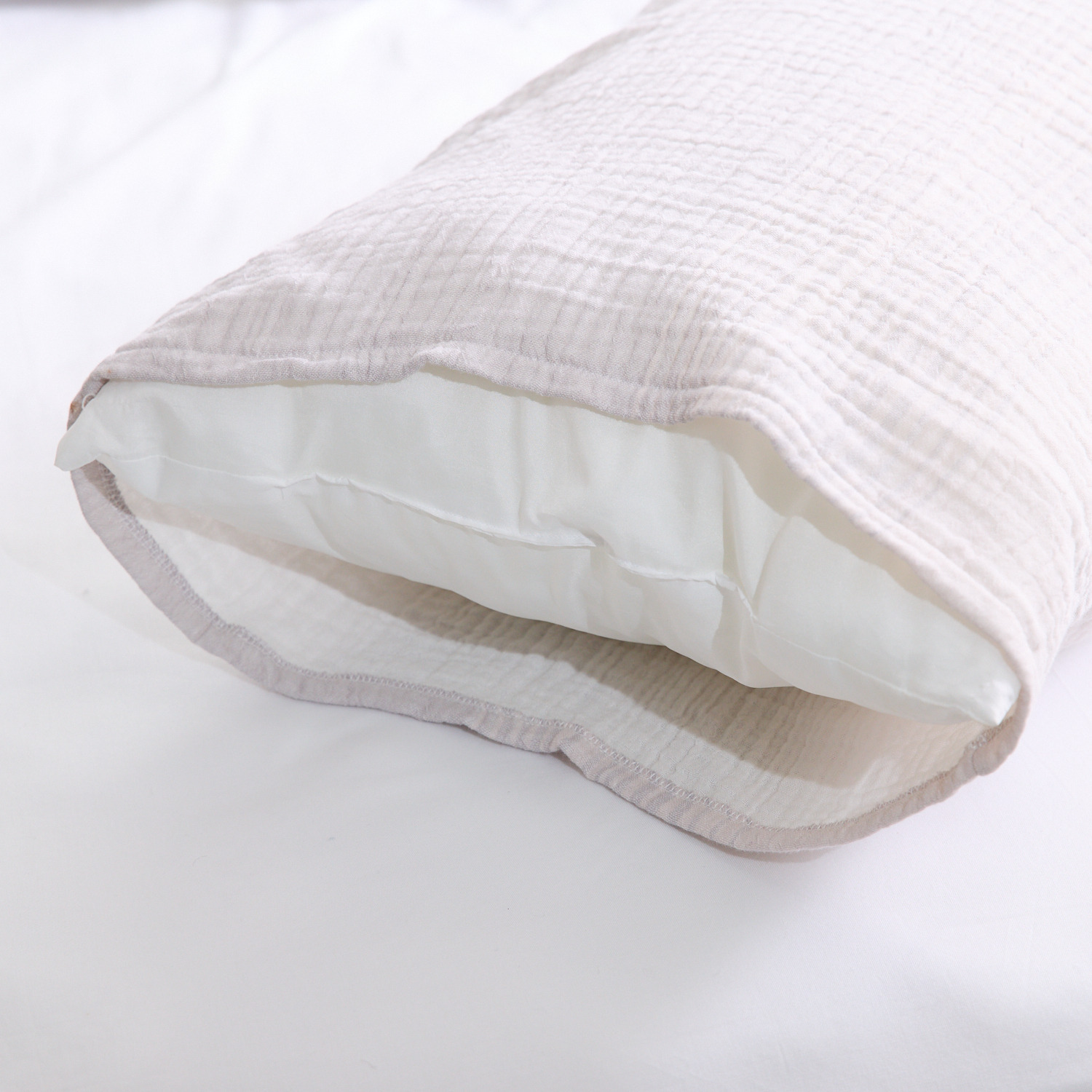 ｎｉｓｈｉｋａｗａ　西川 フワリーコットン ３重ガーゼ ピローケース