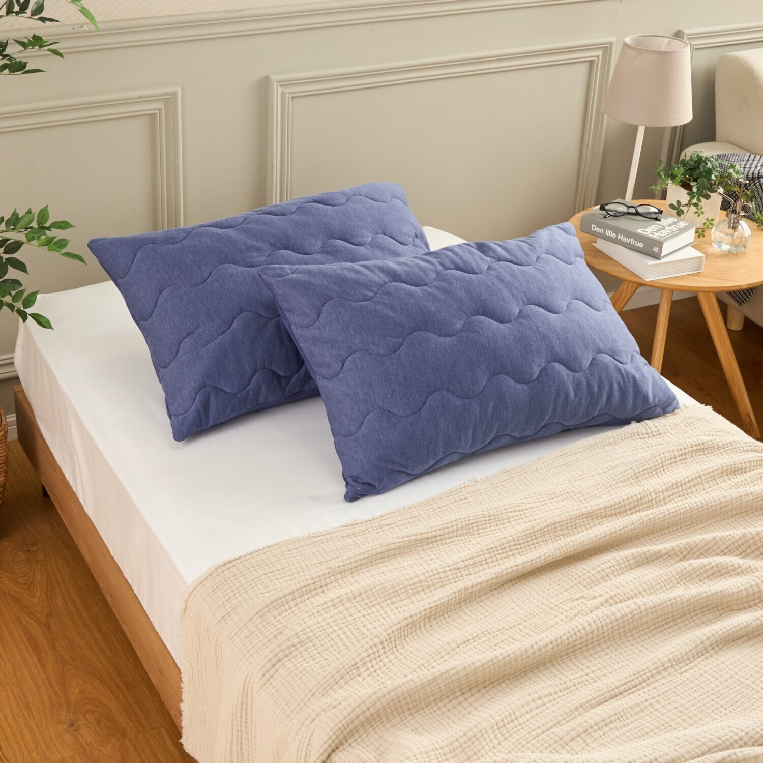 ｎｉｓｈｉｋａｗａ　西川 ふわとろスフレほっと 時短ピローパッド２枚組 