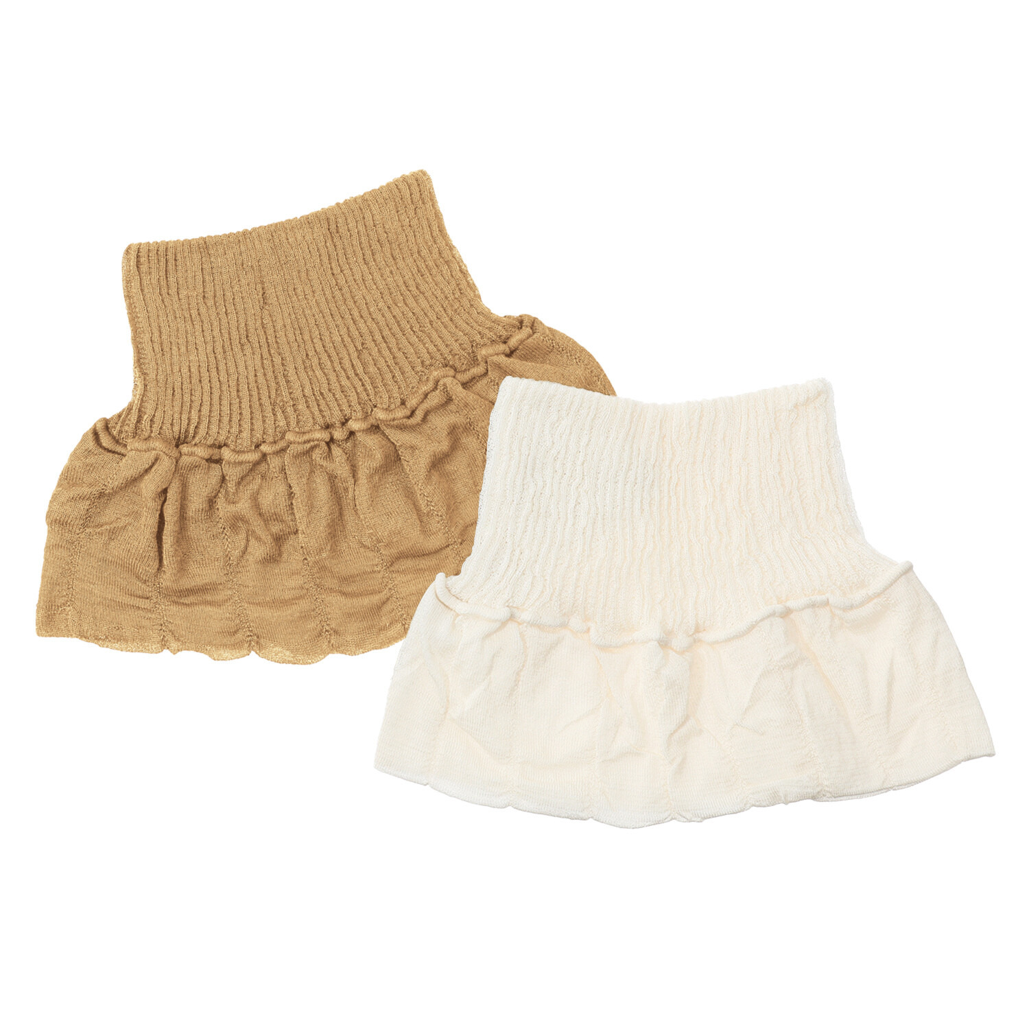 首回りをカバーして ぽかぽか！ 日本製 しっとり シルクネックカバー ２色セット 