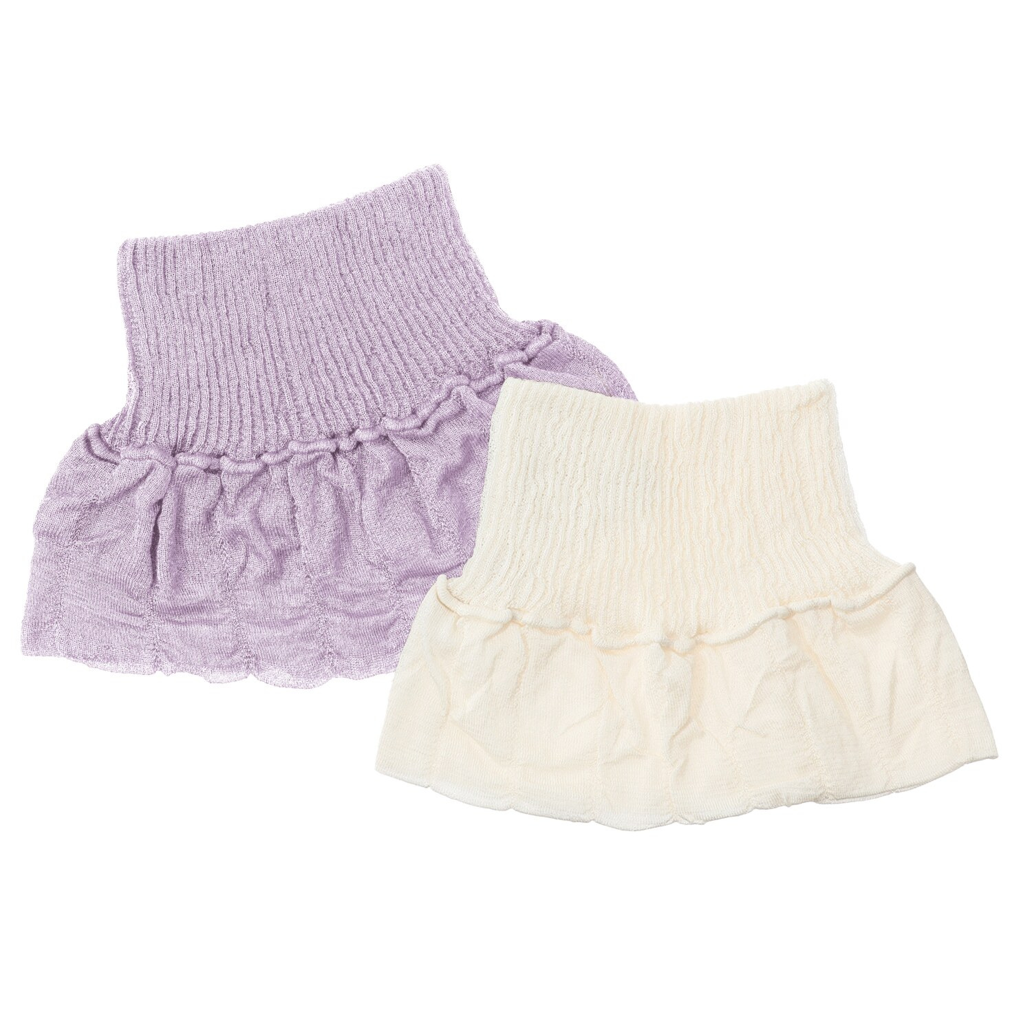 首回りをカバーして ぽかぽか！ 日本製 しっとり シルクネックカバー ２色セット 