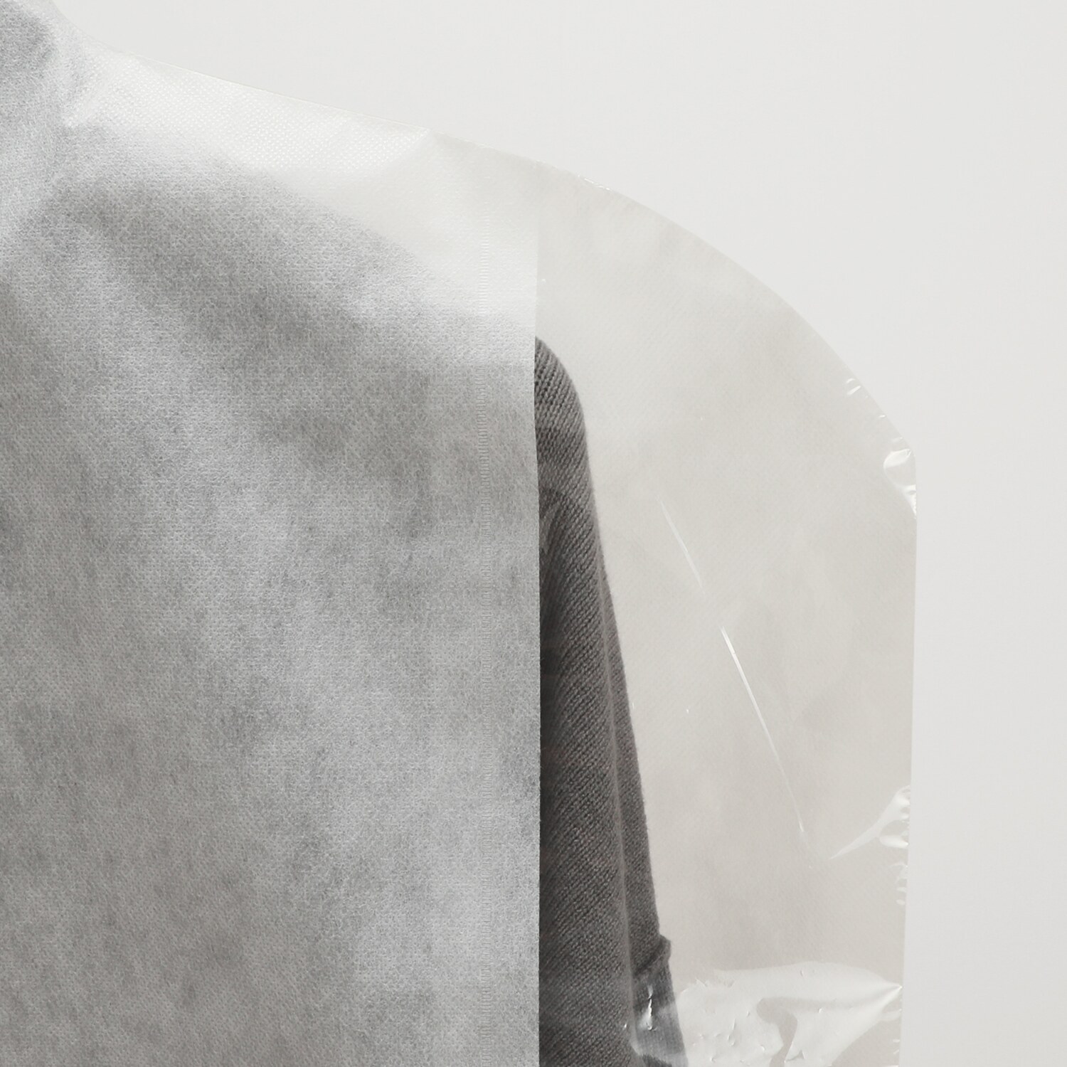 クラレトレーディング 消臭＆抗菌防臭！ ブロック式洋服カバー フィルム窓付き ＜ロング２２枚組＞