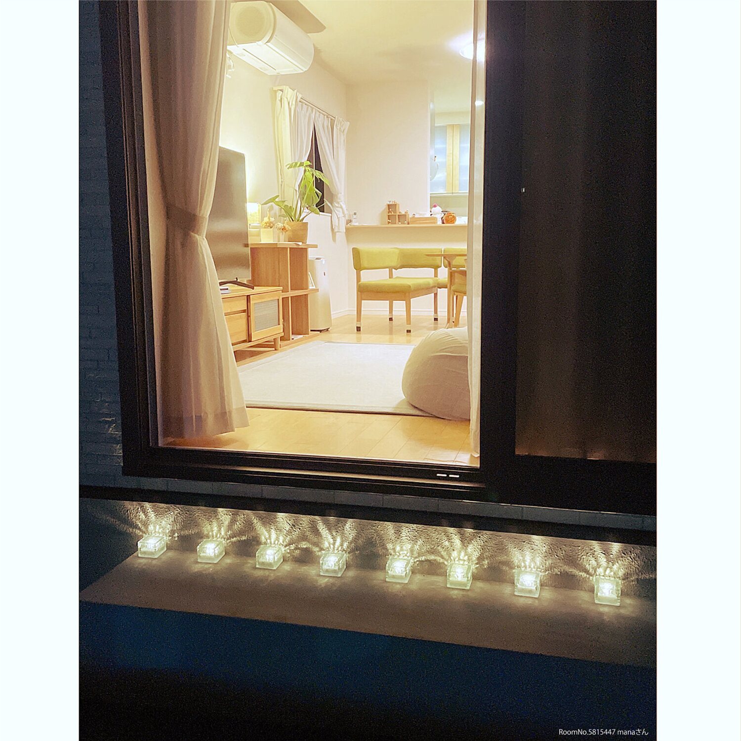 お庭やベランダを 手軽に美しくライトアップ ＬＥＤガーデンブリック ソーラーライト ピッコロ　４個セット ＜レギュラー＞