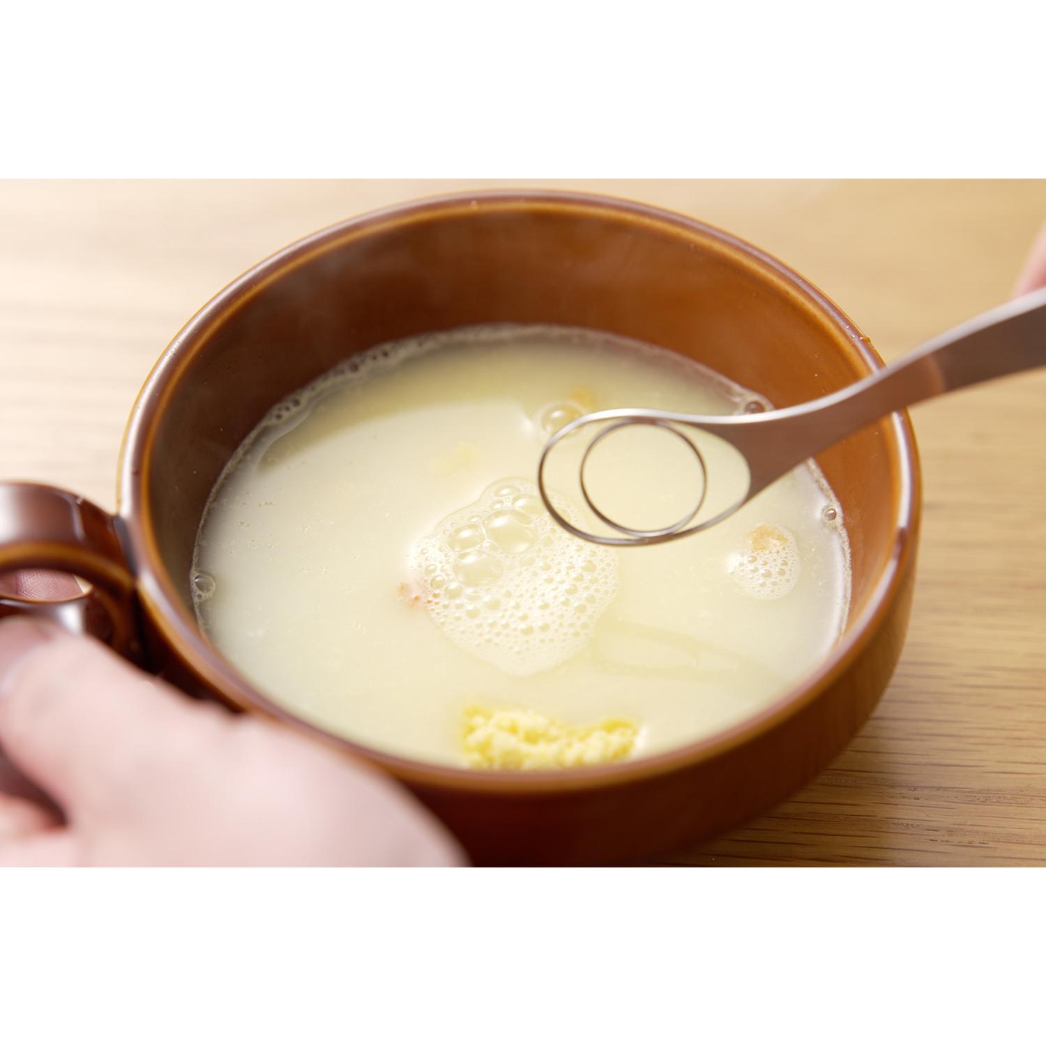 簡単・なめらかに 卵を溶きほぐす！ 匠技光る “ときここち” 専用シリコングリップ 特別セット＜左利き用＞