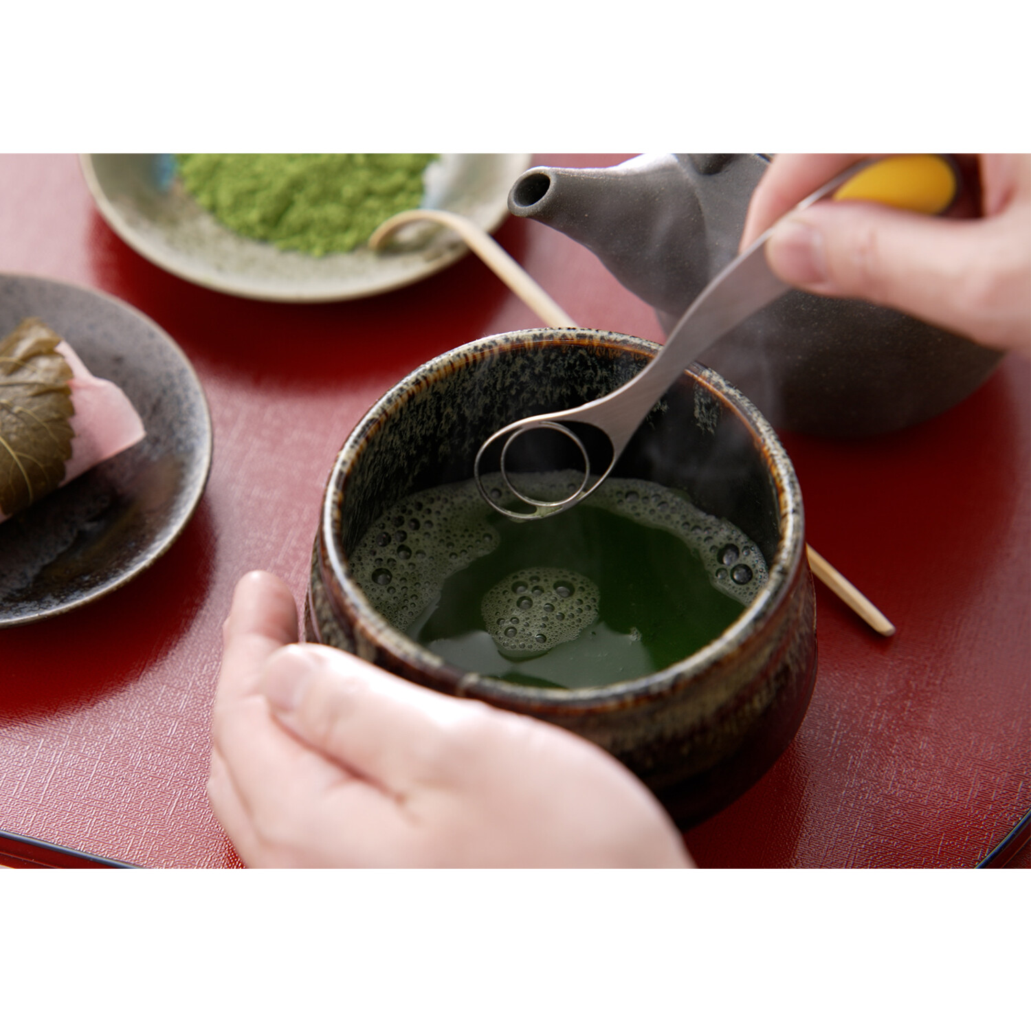 簡単・なめらかに 卵を溶きほぐす！ 匠技光る “ときここち” 専用シリコングリップ 特別セット＜左利き用＞