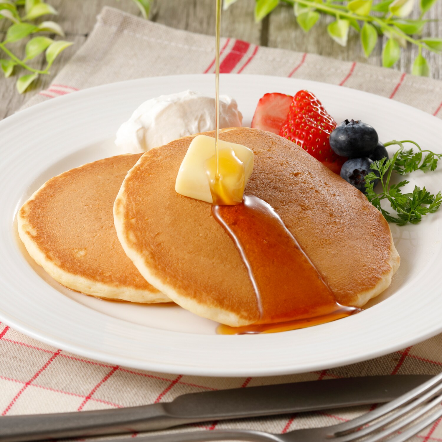 北海道産小麦の香り！ ふんわりホットケーキ