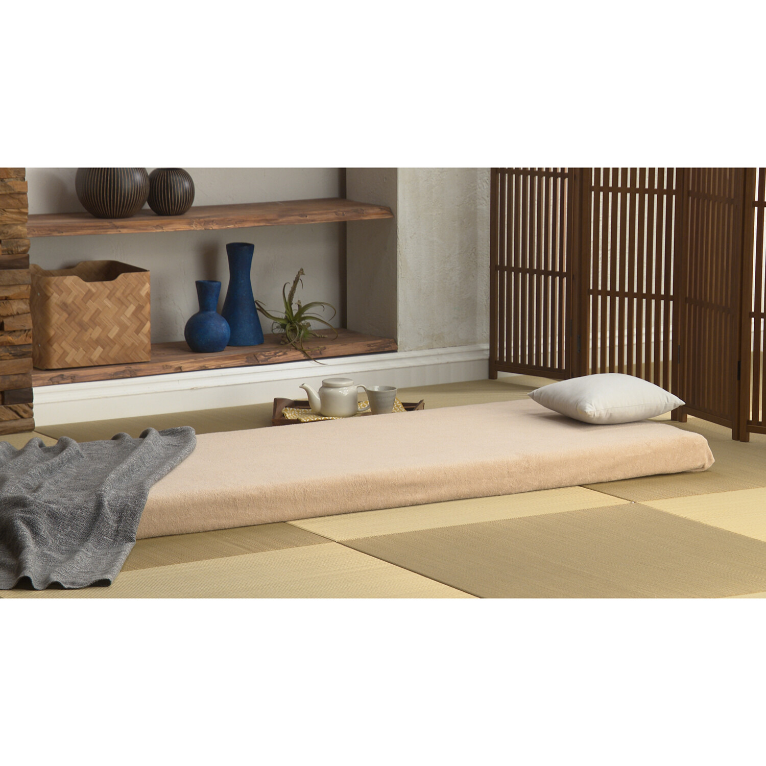 ブレスエアーレガリス マルチマットレス専用 のびのび綿パイルカバー