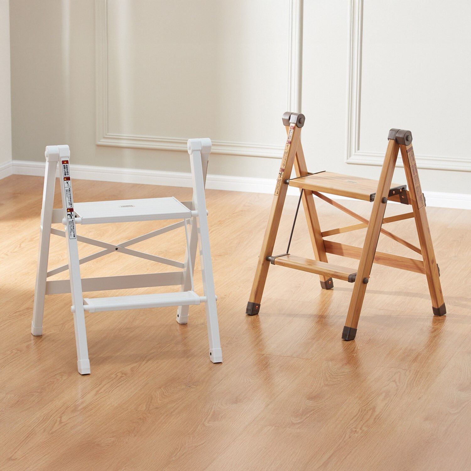 踏み台として スツール、収納棚 組立不要な３ＷＡＹ仕様 暮らしに優しく寄り添う♪ カインドステップ