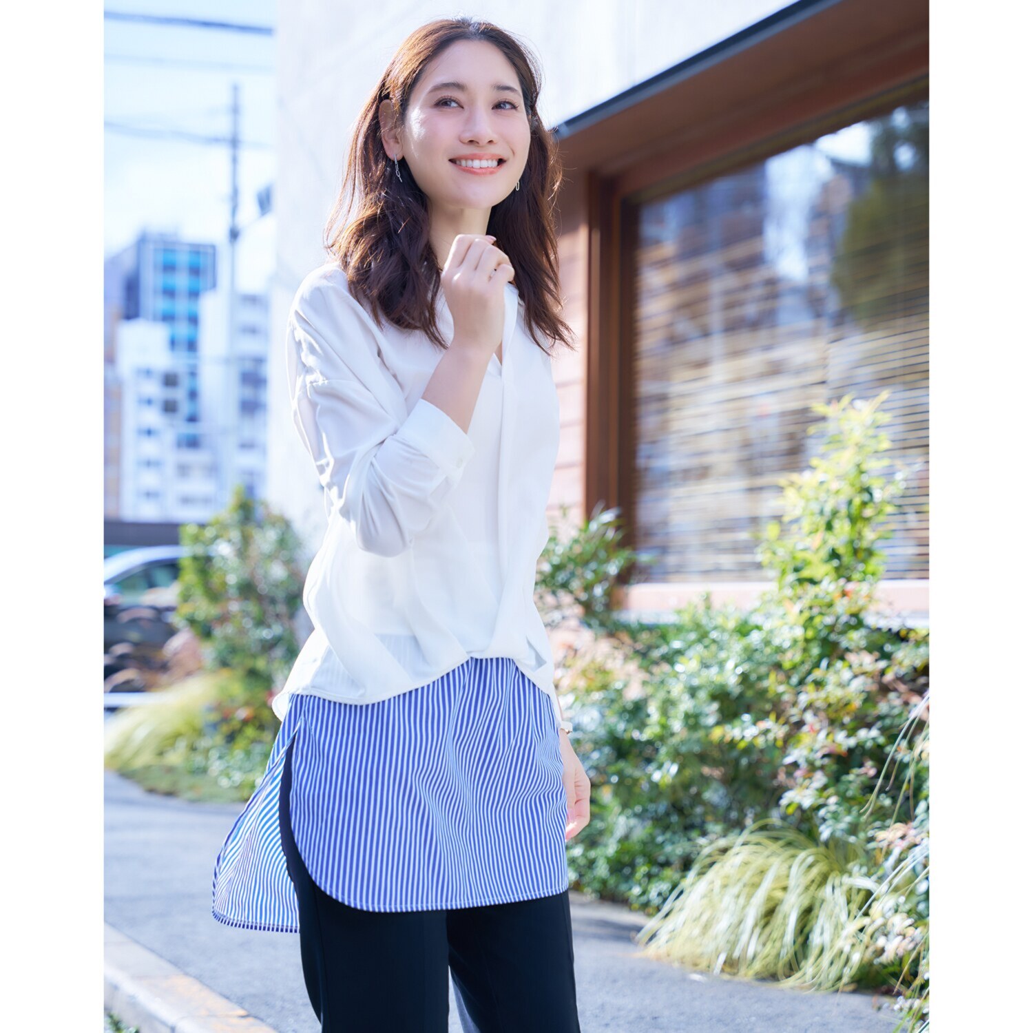 はくだけサッと体形カバー まるで重ね着 おしりカバー２枚セット