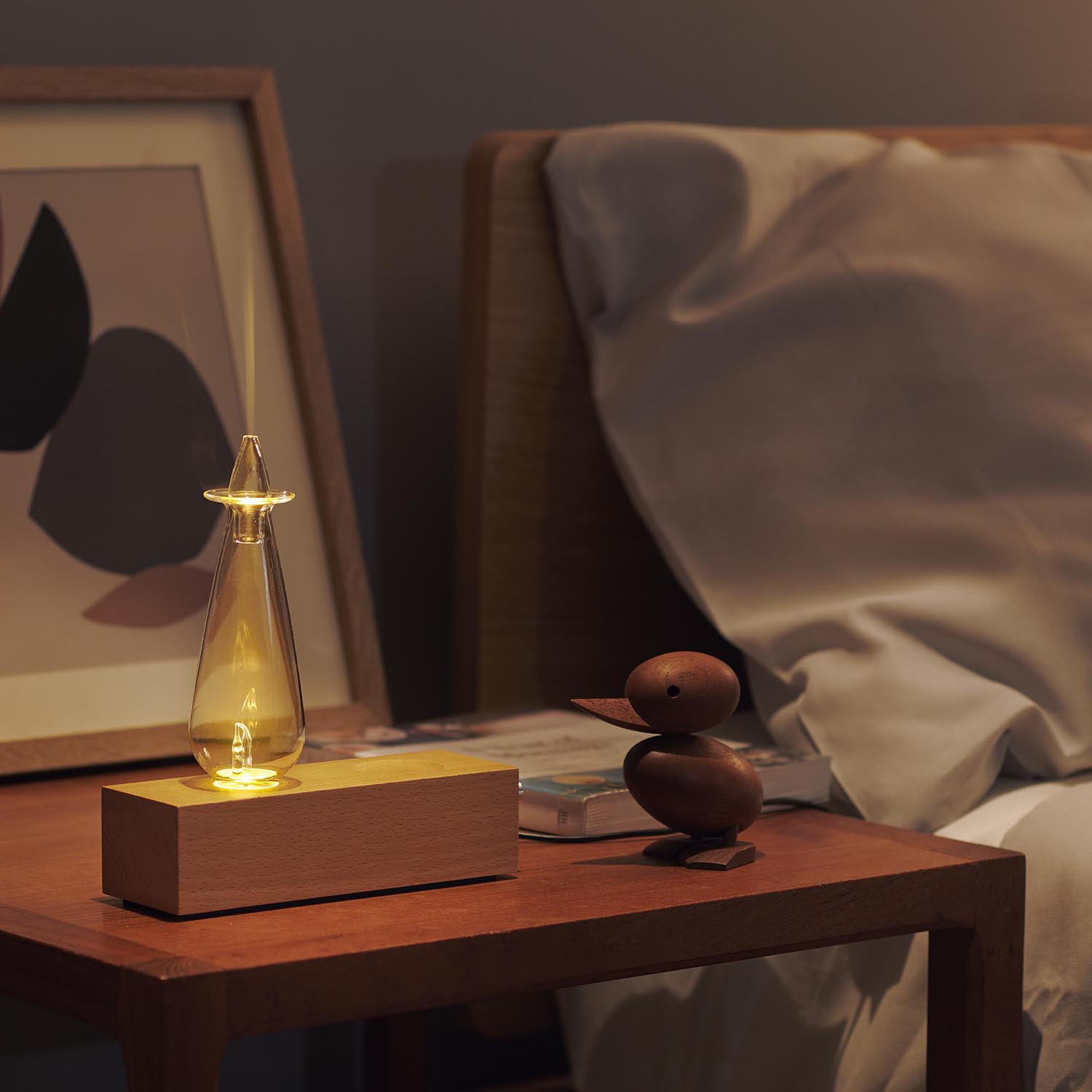 ｃｏｔｏｂｕｋｕ ランプ× アロマディフューザー ウッド 「生活の木社製」 ブレンド エッセンシャルオイル付 特別セット 