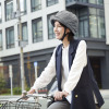 帽子を着せ替えられる オシャレな 自転車ヘルメット おしゃヘル ＜クロシェ＞