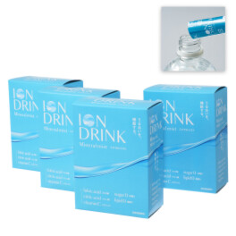 渇いた身体に水分と 電解質（イオン）を補給！ ミネラルミスト イオンドリンク４箱セット