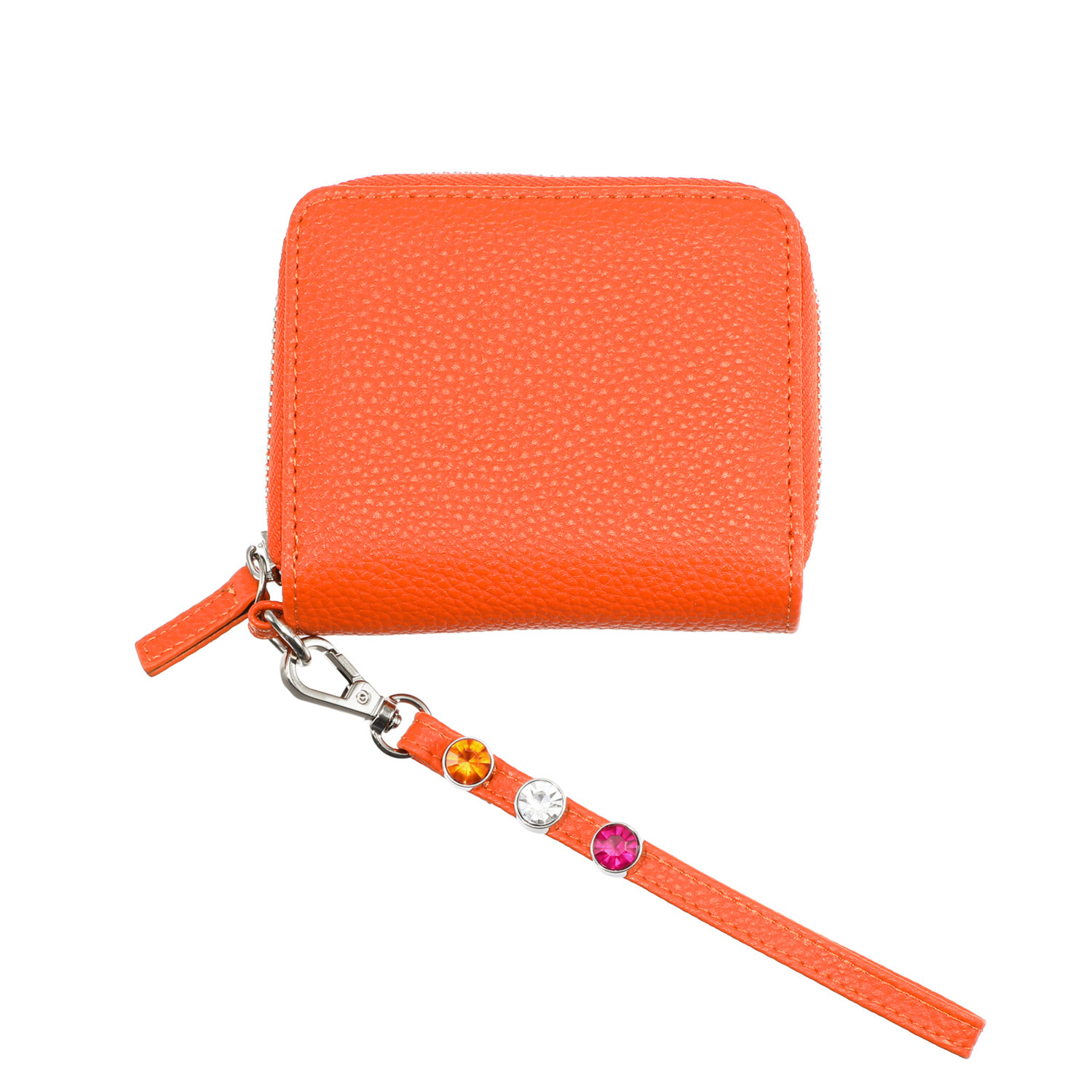 メイドバイスターズ スマートキーも入る 防犯対策多機能 コンパクトウォレット ＜ビジューモティーフ 　ハンドストラップ付＞