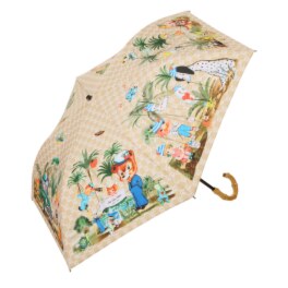 チャオチャオチャコ オリジナルプリント 折りたたみ傘 “ココナッツ”