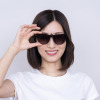 いつものメガネに つけるだけ 折りたたみ クリップオン偏光グラス プレミアムモデル