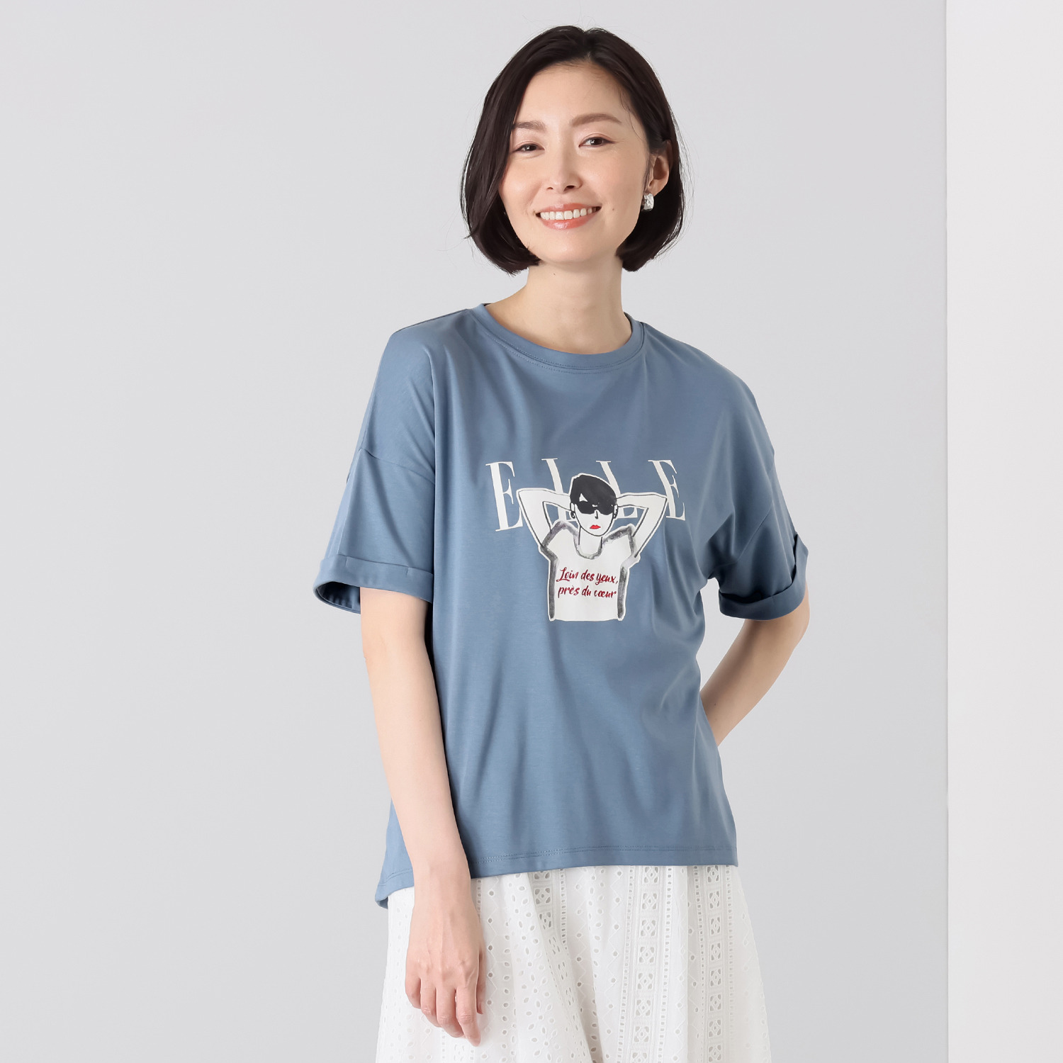 エル　ステュディオ グラフィックＴシャツ