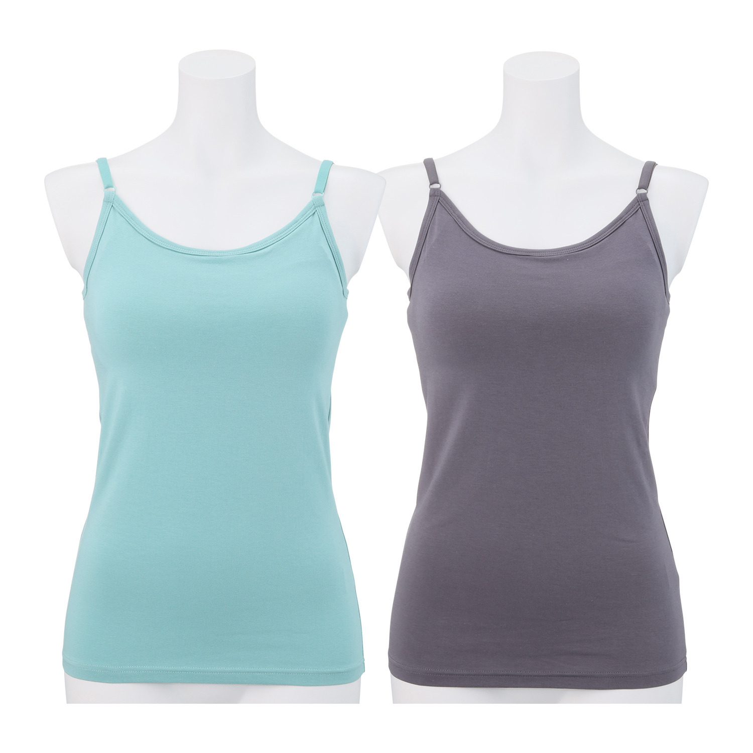 サラバディ 着心地ラクチン カップ付キャミソール ２枚セット