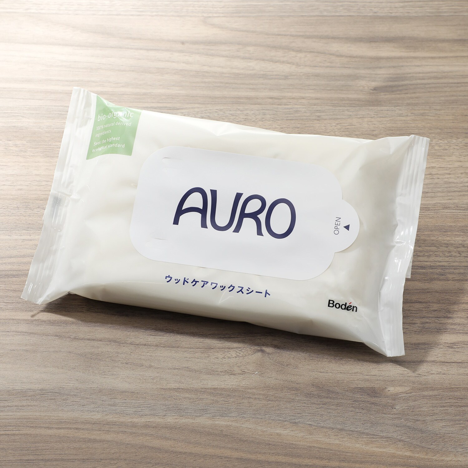 アウロ お掃除しながら ワックスがけ！ ウッドケアワックスシート ８パックセット