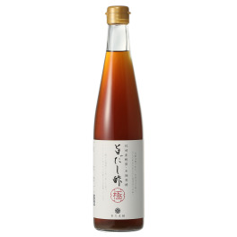 アミノ酸１７種を含有！ 鰹節発酵酢の旨みで おいしいお酢活！ “重久本舗　旨だし酢極”