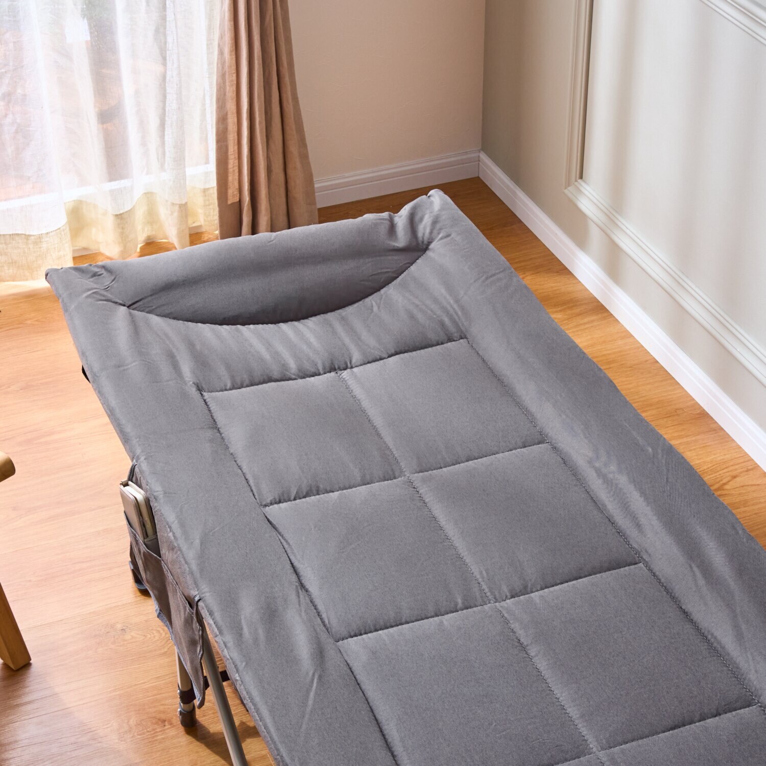 モリリン 簡単設置＆寝心地快適！ 折りたたみ式ベッド リラブルーム