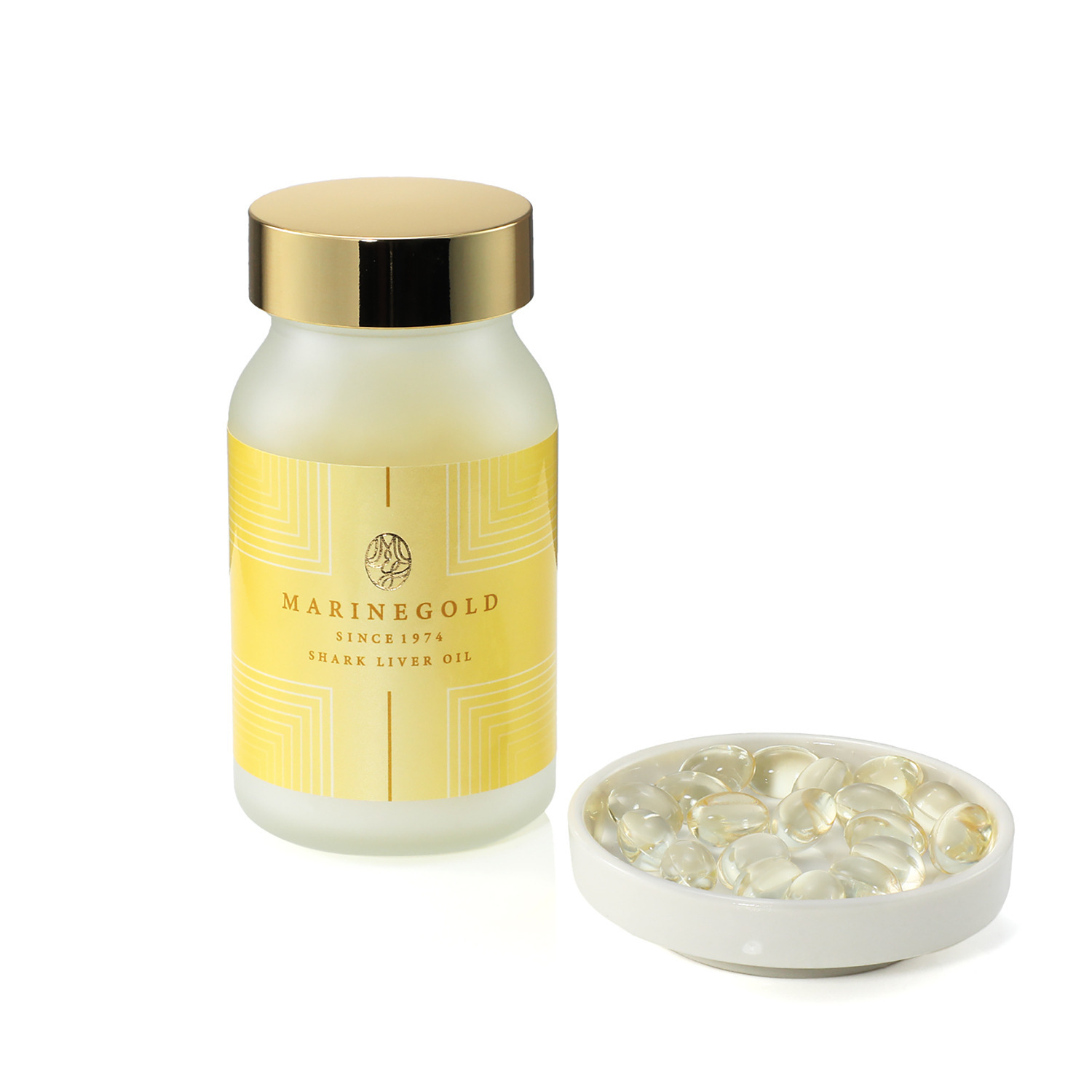 飲む美容オイル 深海鮫肝油サプリメント “マリンゴールド” 増量ボトル