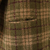 タマミ　ワタナベ イタリア製生地使用 ブークレチェック テントラインコート “クィーンズチェルシー”