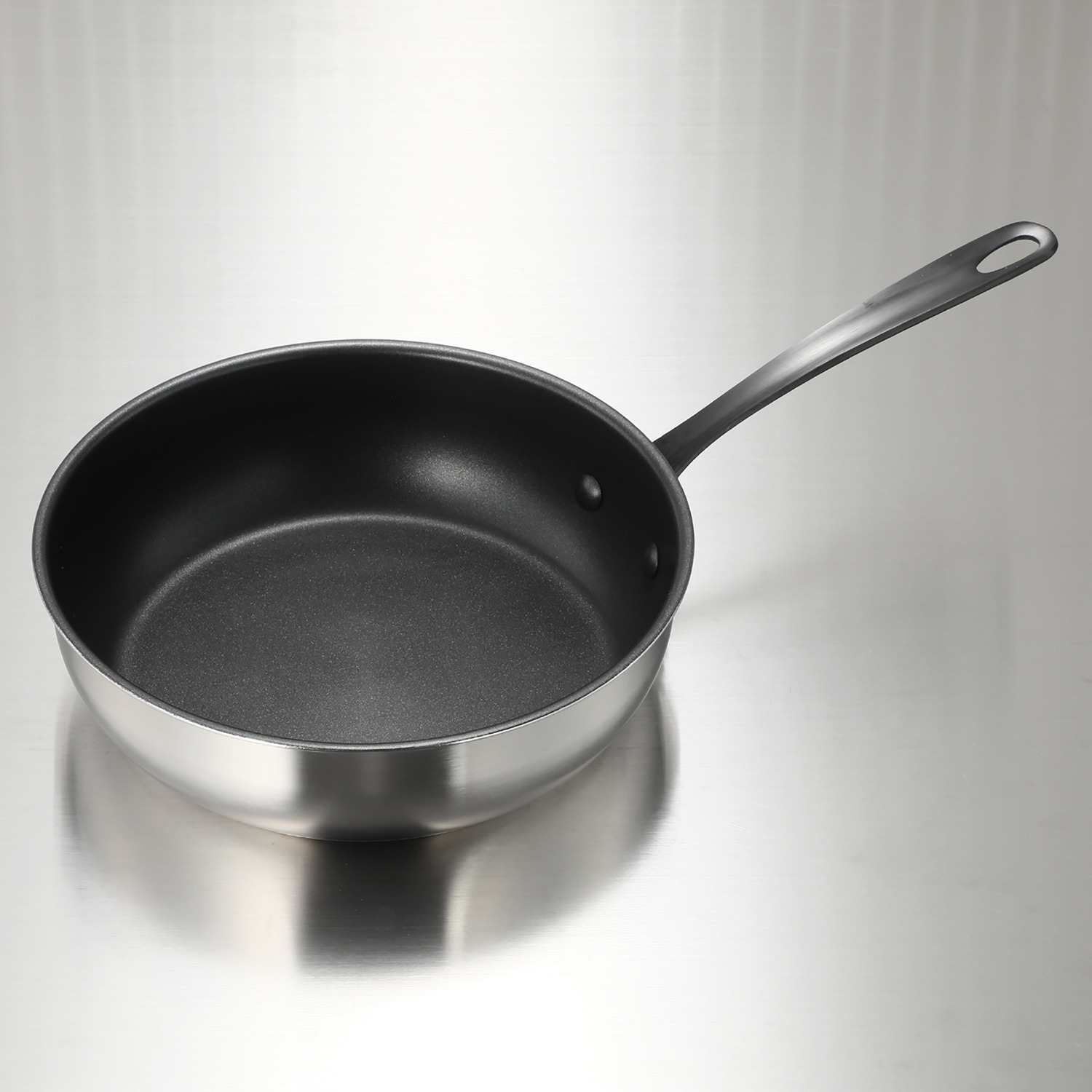 マイヤー サイズ、高さ、 大きさ、ハンドル とにかくちょうどよい ジャストフィットパン ２０ｃｍ＆２４ｃｍ ２ピースセット