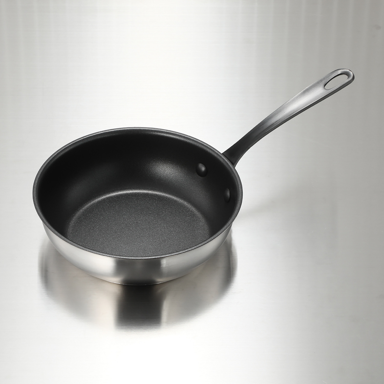 マイヤー サイズ、高さ、 大きさ、ハンドル とにかくちょうどよい ジャストフィットパン ２０ｃｍ＆２４ｃｍ ２ピースセット