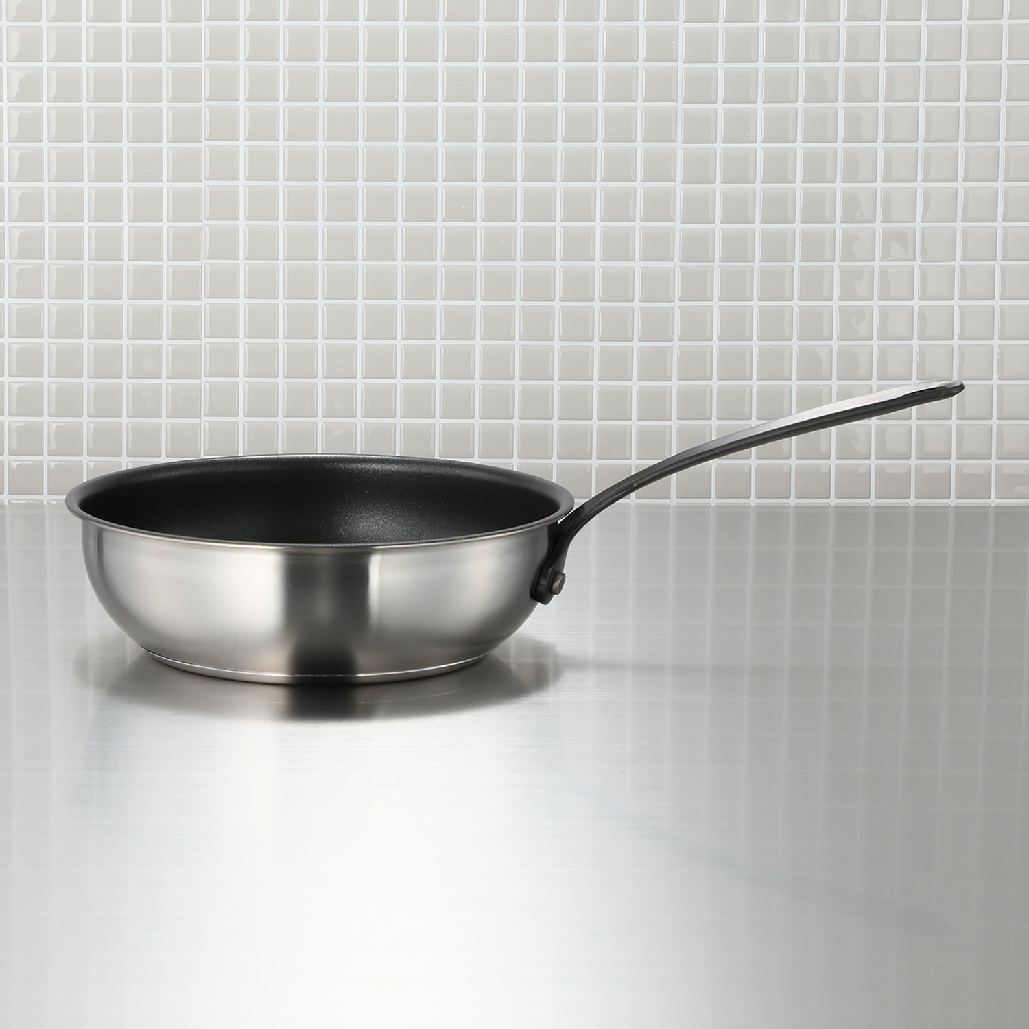 マイヤー サイズ、高さ、 大きさ、ハンドル とにかくちょうどよい ジャストフィットパン ２０ｃｍ＆２４ｃｍ ２ピースセット