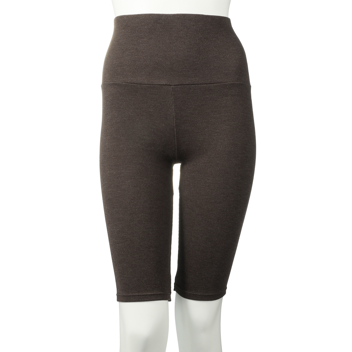 着まわし７デイズ ＜日本製＞ 吸湿発熱 腹巻付五分丈レギンス 同色２枚セット