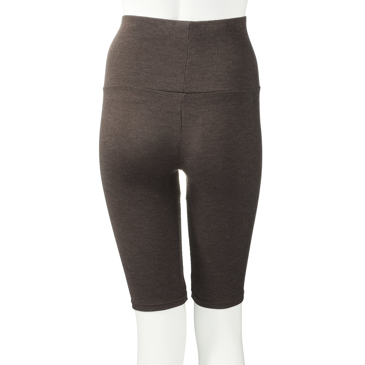 着まわし７デイズ ＜日本製＞ 吸湿発熱 腹巻付五分丈レギンス 同色２枚セット