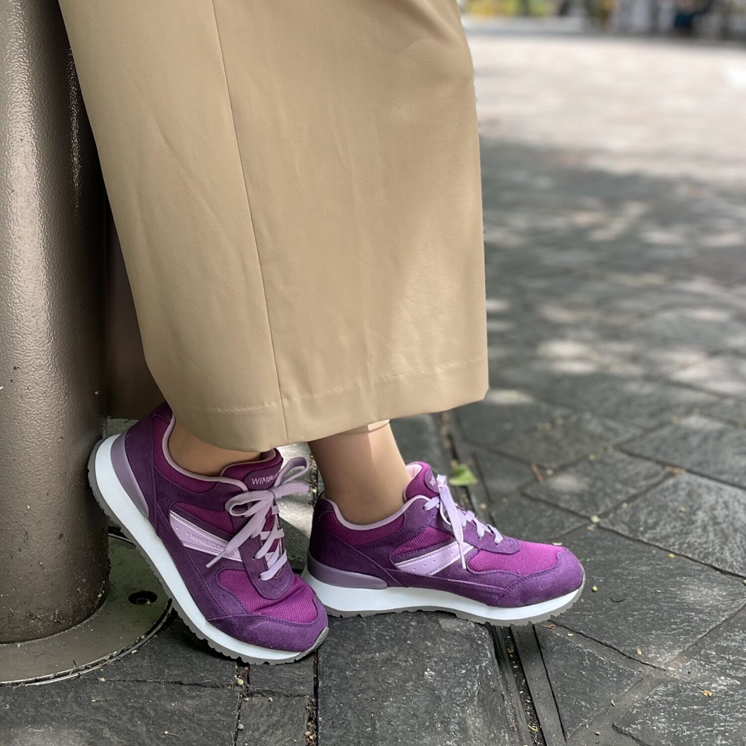 ウィンブルドン レースアップスニーカー