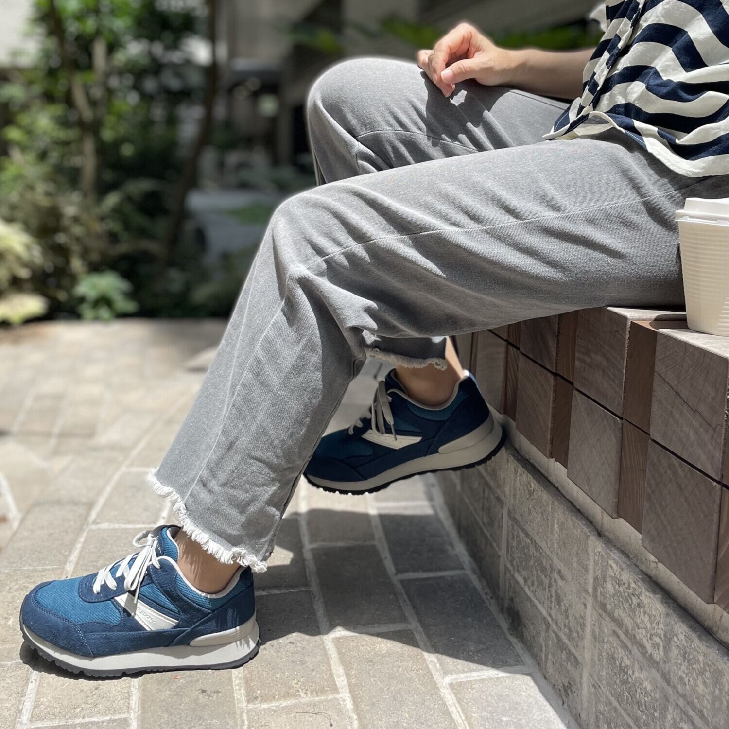 ウィンブルドン レースアップスニーカー