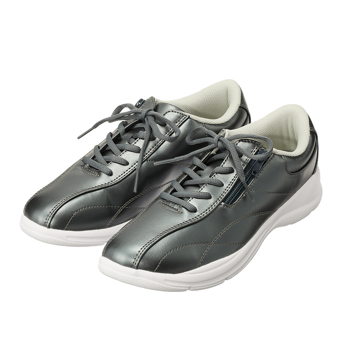 ＜レディース＞ リラクサー 超軽量幅広ゆったり サイドファスナー付スニーカー