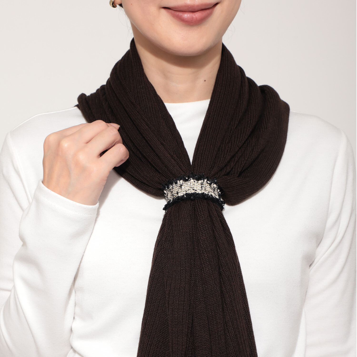 メイドバイスターズ ワンタッチストールバンド ファンシーツイード ２本セット