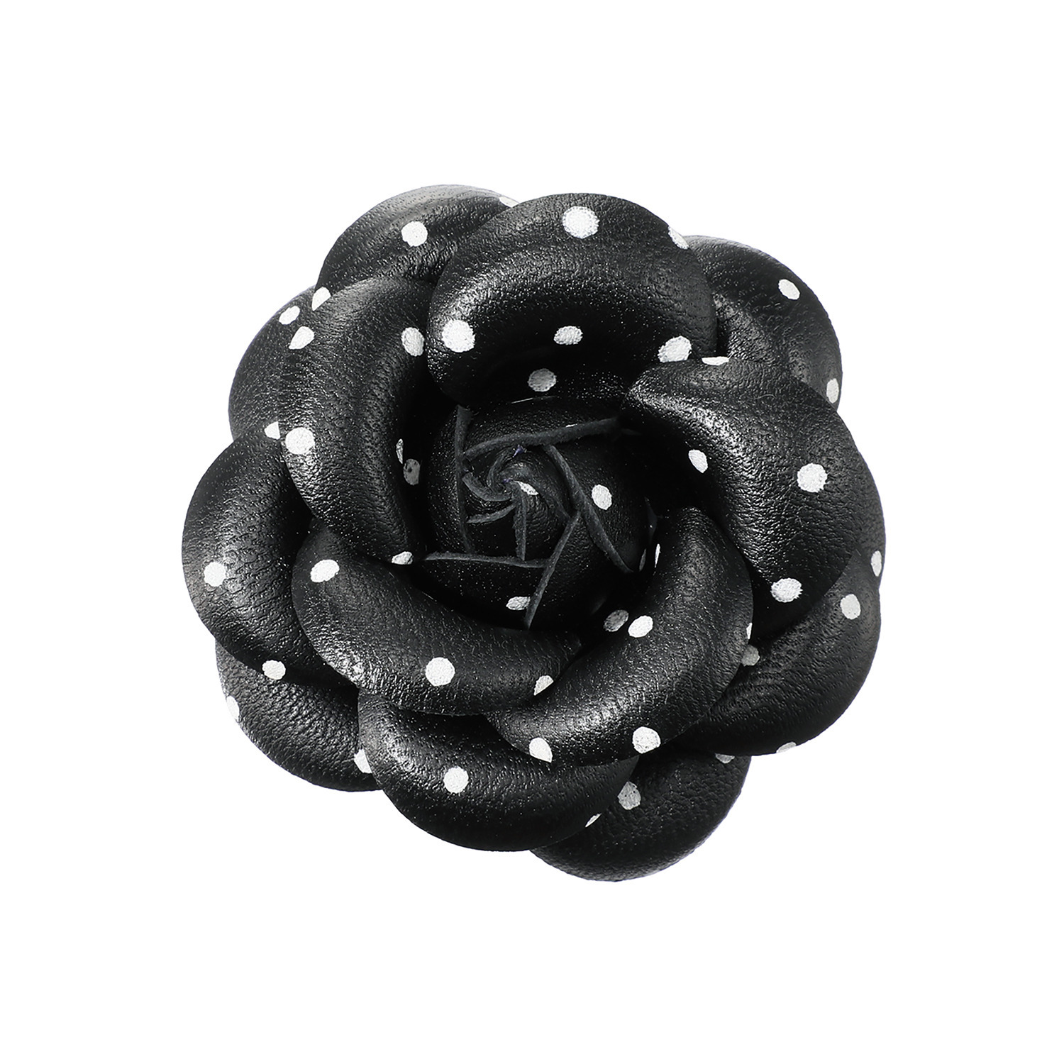 メイドバイスターズ ブローチにもなる マルチアレンジマグネット ＜ラムレザー 　カメリアデザイン＞