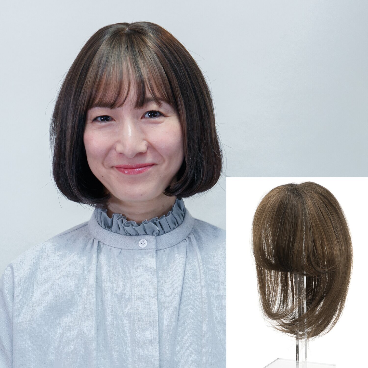 ギンカウィンカ ドレスドヘアー ショートスタイル前髪あり トリプルピン付